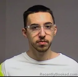 Mugshot of Kyle Brandon Komar booked in Broome County, New York on May 5, 2026