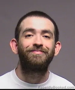 Mugshot of Jacob David Ackley booked in Broome County, New York on August 12, 2026