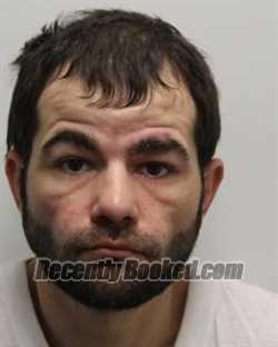 Booking photo from Chemung County, New York