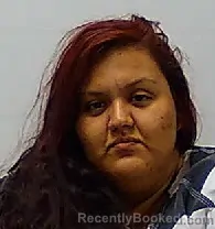 Mugshot of Christina Rae Calzada booked in Calhoun County, Texas on October 3, 2026