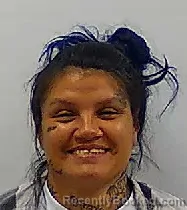 Mugshot of Felicia Nikole Nicholson booked in Calhoun County, Texas on March 28, 2026