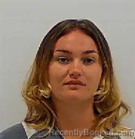 Mugshot of Jordan Brooke Hayes booked in Calhoun County, Texas on March 24, 2026