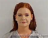 Mugshot of Madison Nicole Kallus booked in Calhoun County, Texas on August 28, 2026