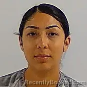 Mugshot of Melanie Yamileth Perez booked in Calhoun County, Texas on September 9, 2026