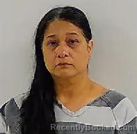 Mugshot of Wendi Marie Garza booked in Calhoun County, Texas on August 21, 2026
