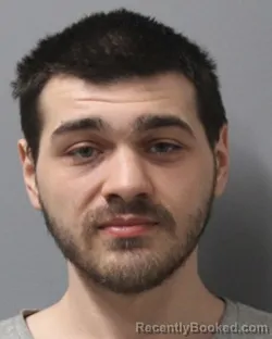 Mugshot of JUSTIN W RECORE booked in Franklin County, New York on April 2, 2026