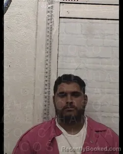 Mugshot of Jose Javier Meo Lopez booked in Callahan County, Texas on August 30, 2026