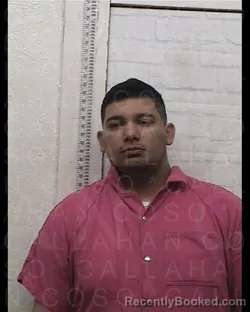 Mugshot of Jesus Rafael Villalobos Duarte booked in Callahan County, Texas on October 22, 2026