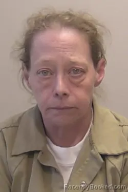 Mugshot of Alice N Hughes booked in Niagara County, New York on March 31, 2026