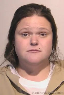 Mugshot of Kelsielynn Carol Perry booked in Niagara County, New York on April 9, 2026