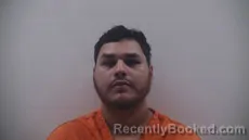 Mugshot of Rodriguez Leon Alexander booked in Cameron County, Texas on May 17, 2026