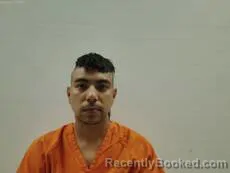 Mugshot of Martinez Santiago booked in Cameron County, Texas on August 11, 2026