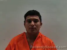 Mugshot of Juarez Andres booked in Cameron County, Texas on August 16, 2026