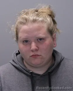 Mugshot of Alycia Rose Kujawski booked in Ontario County, New York on August 1, 2026