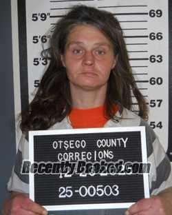 Booking photo from Otsego County, New York