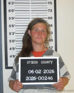 Mugshot of COLLEEN MARIE KINDERMAN booked in Otsego County, New York on June 2, 2026