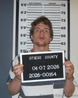 Mugshot of COLLIN JAMES ROMANO booked in Otsego County, New York on April 7, 2026