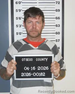 Mugshot of JOSEPH A GUILBAULT booked in Otsego County, New York on April 16, 2026