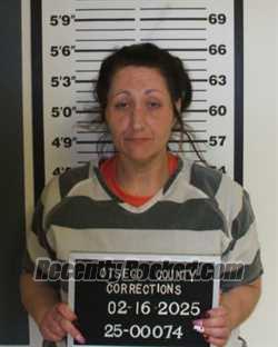 Booking photo from Otsego County, New York