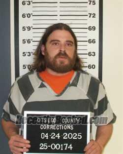 Booking photo from Otsego County, New York