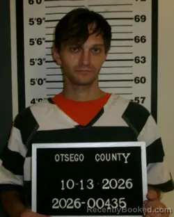 Booking photo from Otsego County, New York