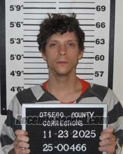 Booking photo from Otsego County, New York