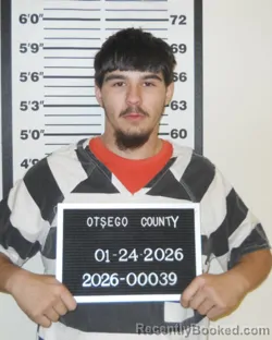 Booking photo from Otsego County, New York