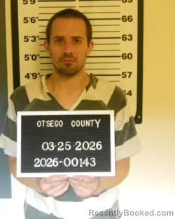 Mugshot of PETER T. TANSEY booked in Otsego County, New York on March 25, 2026