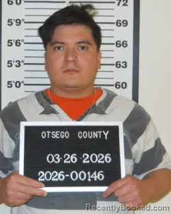 Mugshot of DIEGO JOSE HERNANDEZ-MARTINEZ booked in Otsego County, New York on March 26, 2026