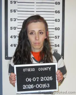 Mugshot of SUSAN DIANE PENDELTON booked in Otsego County, New York on April 7, 2026