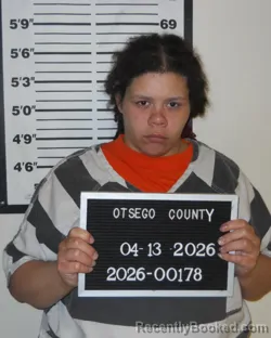 Mugshot of ALIYAH BEATRICE JOHNSON booked in Otsego County, New York on April 13, 2026