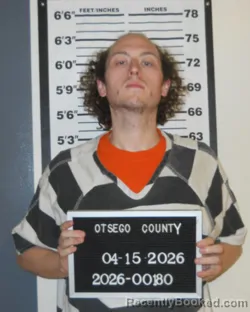 Mugshot of JAKE WYATT CALLAGHAN booked in Otsego County, New York on April 15, 2026