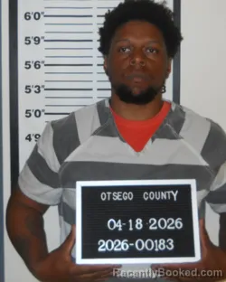 Mugshot of KENT M RUFFIN booked in Otsego County, New York on April 18, 2026