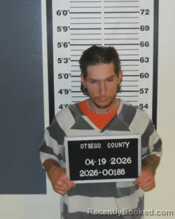 Mugshot of ANTHONY J BIVIANO booked in Otsego County, New York on April 20, 2026