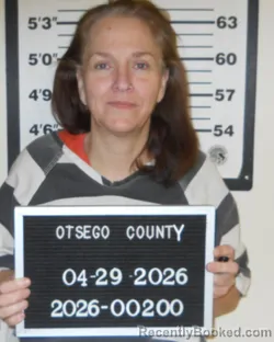 Mugshot of GIANINA MARY GOHDE booked in Otsego County, New York on April 29, 2026