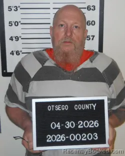 Mugshot of WILLIAM FRANCIS TRUAX booked in Otsego County, New York on April 30, 2026