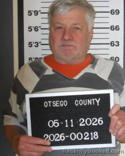 Mugshot of ROBERT DOUGLAS LINDSAY booked in Otsego County, New York on May 11, 2026