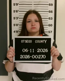 Mugshot of JAYDA HITCHCOCK booked in Otsego County, New York on June 11, 2026