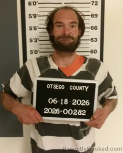 Mugshot of JOSHUA JAMES HACKEL booked in Otsego County, New York on June 18, 2026