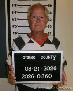 Mugshot of Douglass B Stansbury booked in Otsego County, New York on August 21, 2026