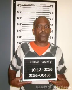 Booking photo from Otsego County, New York
