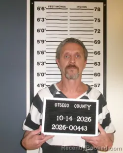 Booking photo from Otsego County, New York