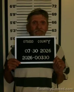 Mugshot of DOUGLAS CHARLES NELSON booked in Otsego County, New York on July 30, 2026