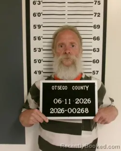 Booking photo from Otsego County, New York