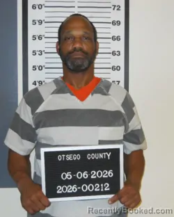 Mugshot of JUMAL DUVAL FLOW booked in Otsego County, New York on May 6, 2026