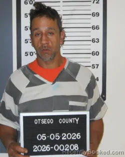 Mugshot of JUSTIN MANUEL LOPEZ booked in Otsego County, New York on May 5, 2026