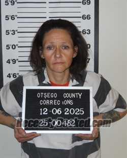 Booking photo from Otsego County, New York