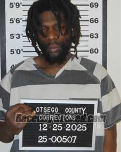 Booking photo from Otsego County, New York