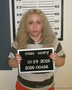 Mugshot of Kathrine Marie Mcdonough booked in Otsego County, New York on October 29, 2026