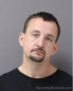 Mugshot of Aaron Robert Johnson booked in St Lawrence County, New York on August 28, 2026